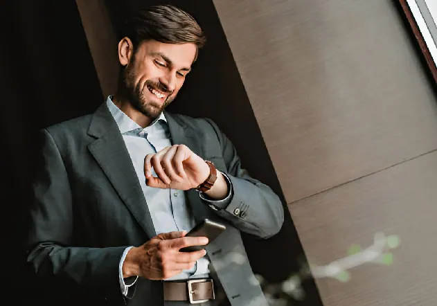 significado gusto por los relojes hombre con reloj